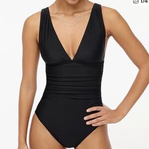 J. Crew NWOT Black Swimsuit Sz Lg